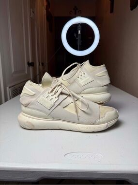 Adidas x Y-3 Qasa High Triple White 2016 Yohji Yamamoto Size Us 11.5